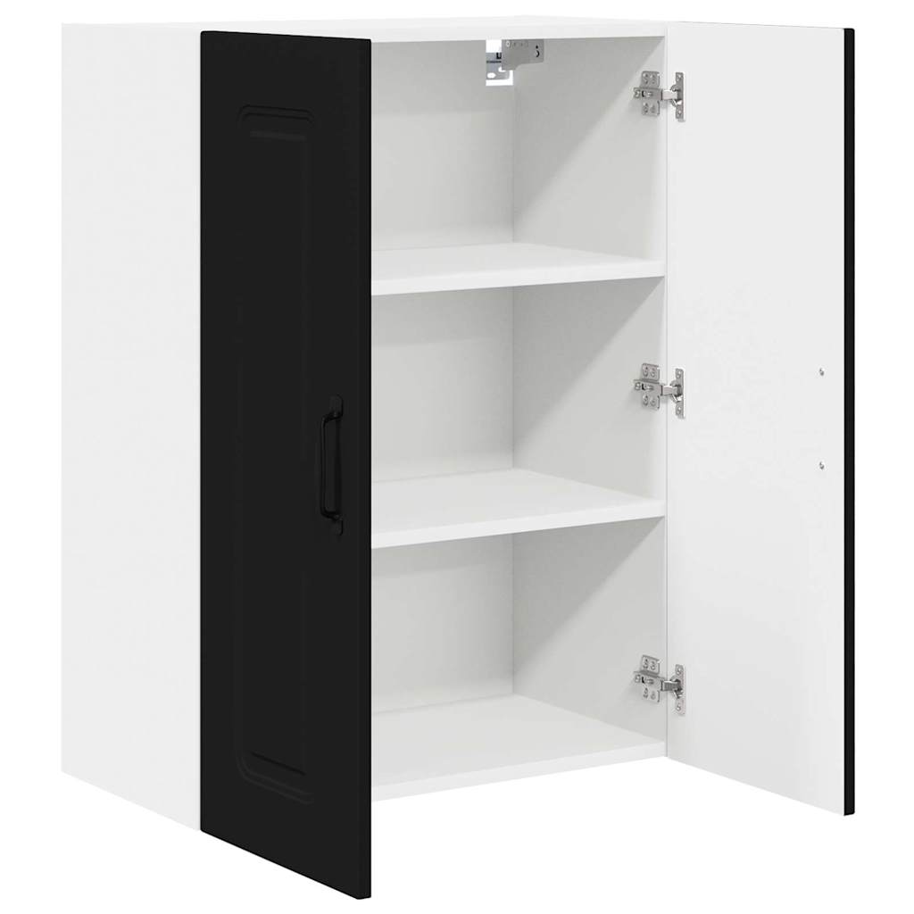 Küchenhängeschrank Schwarz 60 x 31 x 80 cm Holzwerkstoff
